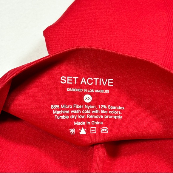 Set active red matching set - Picture 5 of 9